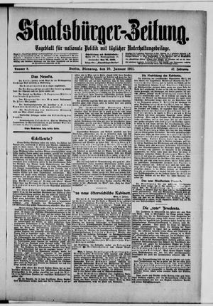 Staatsbürger-Zeitung vom 10.01.1911