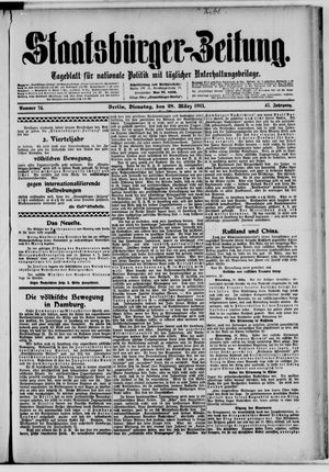 Staatsbürger-Zeitung vom 28.03.1911