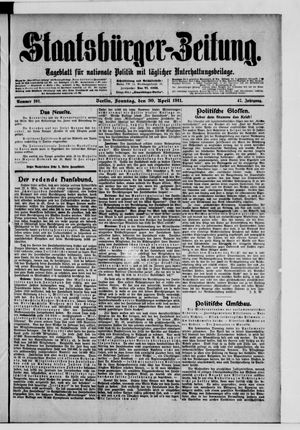 Staatsbürger-Zeitung vom 30.04.1911