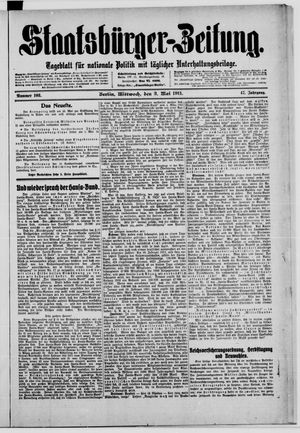 Staatsbürger-Zeitung vom 03.05.1911