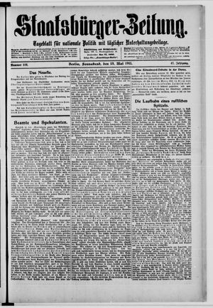 Staatsbürger-Zeitung vom 13.05.1911