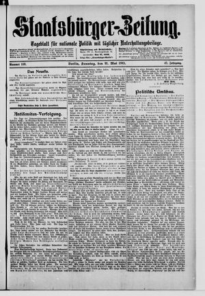 Staatsbürger-Zeitung vom 21.05.1911