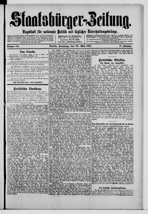 Staatsbürger-Zeitung vom 28.05.1911