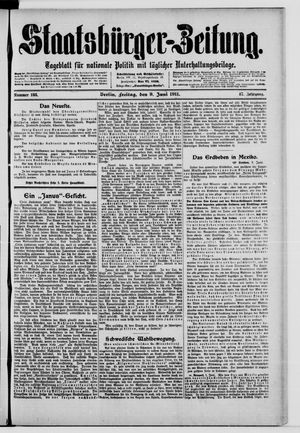 Staatsbürger-Zeitung vom 09.06.1911