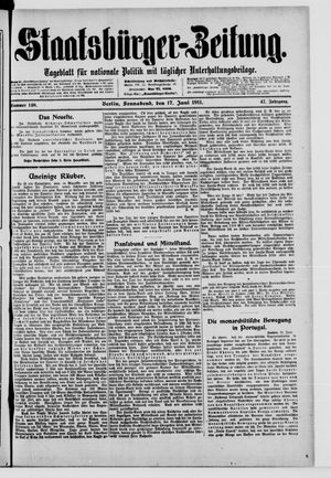 Staatsbürger-Zeitung vom 17.06.1911