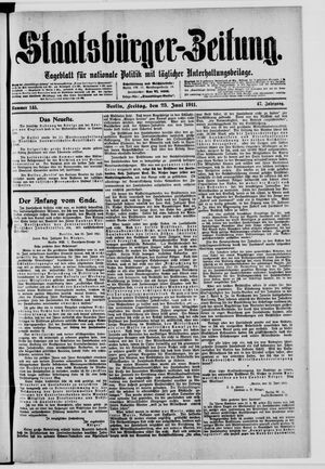 Staatsbürger-Zeitung vom 23.06.1911