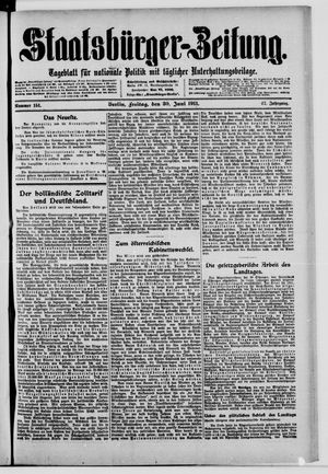 Staatsbürger-Zeitung vom 30.06.1911