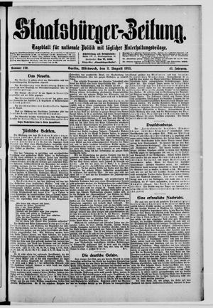 Staatsbürger-Zeitung vom 02.08.1911