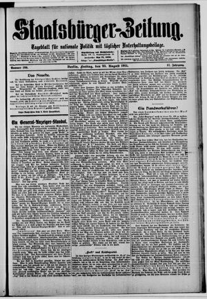 Staatsbürger-Zeitung vom 25.08.1911