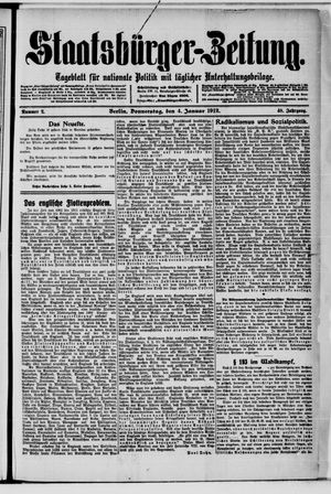 Staatsbürger-Zeitung vom 04.01.1912