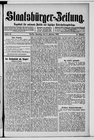 Staatsbürger-Zeitung vom 11.02.1912