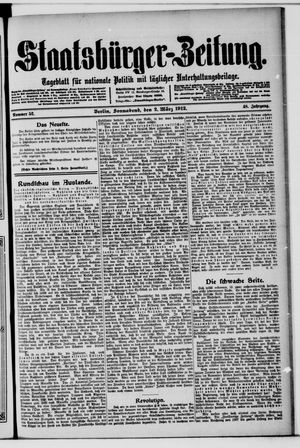 Staatsbürger-Zeitung on Mar 2, 1912