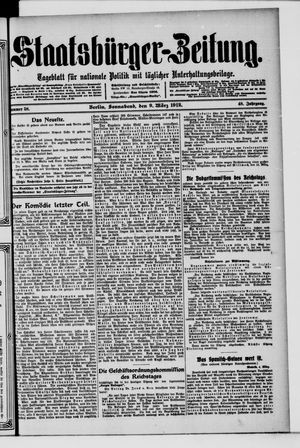 Staatsbürger-Zeitung vom 09.03.1912