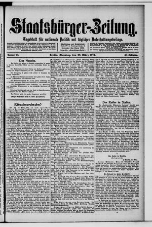 Staatsbürger-Zeitung on Mar 26, 1912