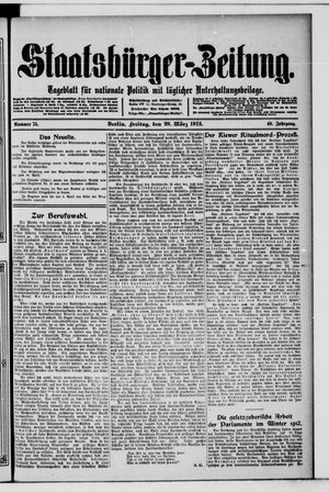 Staatsbürger-Zeitung vom 29.03.1912