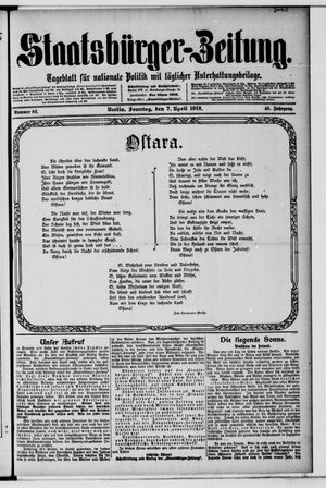 Staatsbürger-Zeitung vom 07.04.1912