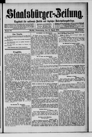Staatsbürger-Zeitung vom 18.04.1912