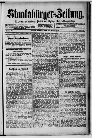 Staatsbürger-Zeitung vom 28.04.1912