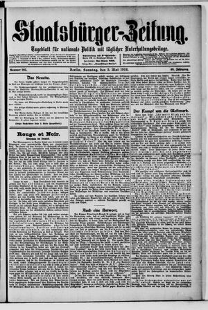 Staatsbürger-Zeitung vom 05.05.1912