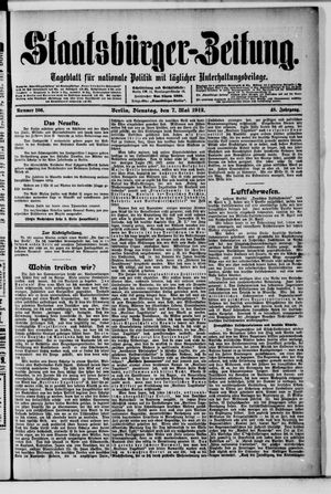 Staatsbürger-Zeitung vom 07.05.1912