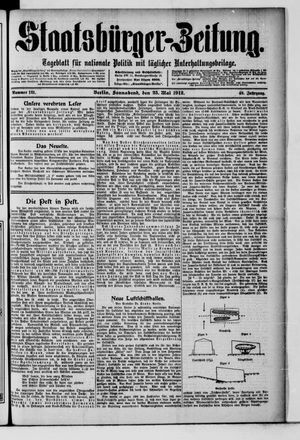 Staatsbürger-Zeitung vom 25.05.1912