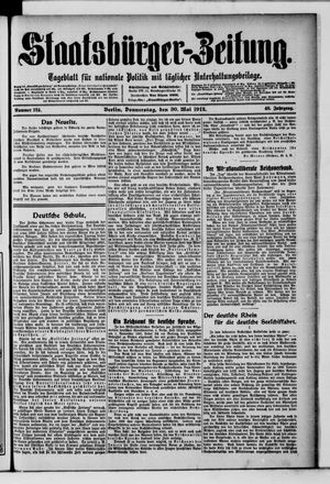 Staatsbürger-Zeitung vom 30.05.1912