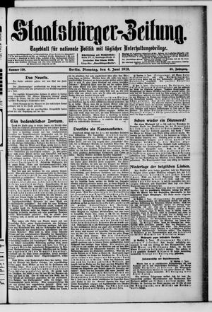 Staatsbürger-Zeitung on Jun 4, 1912