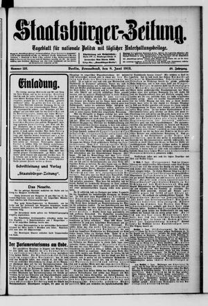Staatsbürger-Zeitung vom 08.06.1912