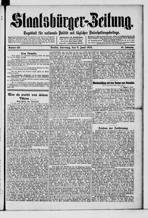 Staatsbürger-Zeitung vom 09.06.1912