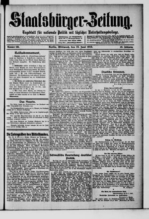 Staatsbürger-Zeitung vom 12.06.1912