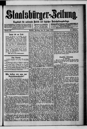 Staatsbürger-Zeitung vom 14.06.1912