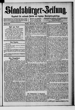 Staatsbürger-Zeitung vom 16.06.1912