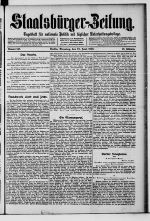 Staatsbürger-Zeitung on Jun 18, 1912