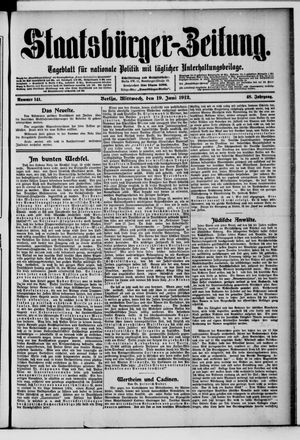 Staatsbürger-Zeitung vom 19.06.1912