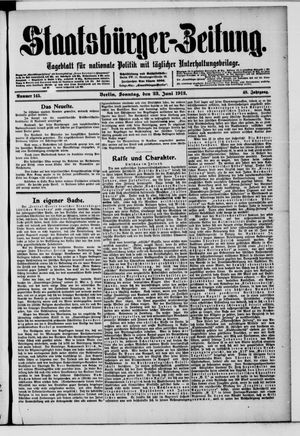 Staatsbürger-Zeitung vom 23.06.1912