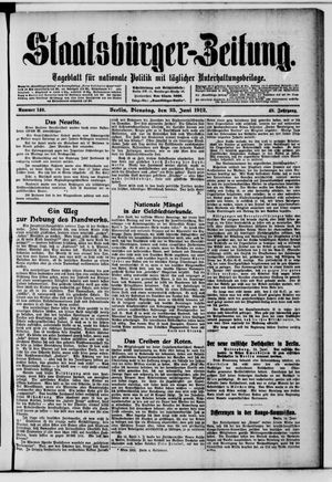 Staatsbürger-Zeitung vom 25.06.1912