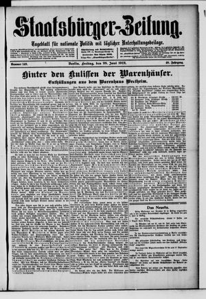Staatsbürger-Zeitung vom 28.06.1912