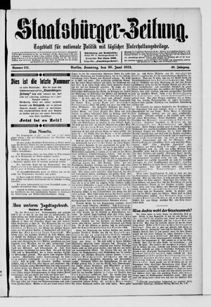 Staatsbürger-Zeitung vom 30.06.1912