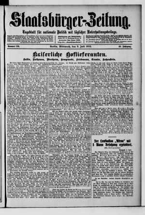 Staatsbürger-Zeitung on Jul 3, 1912