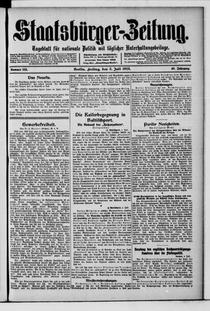 Staatsbürger-Zeitung vom 05.07.1912