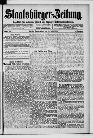 Staatsbürger-Zeitung vom 11.07.1912