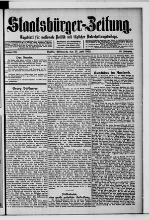 Staatsbürger-Zeitung vom 17.07.1912