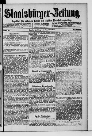 Staatsbürger-Zeitung vom 19.07.1912