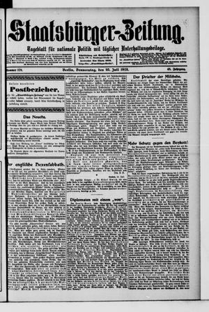 Staatsbürger-Zeitung vom 25.07.1912