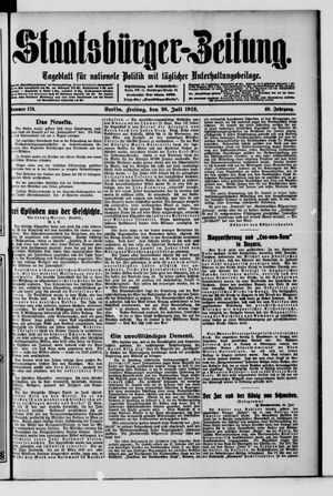 Staatsbürger-Zeitung vom 26.07.1912