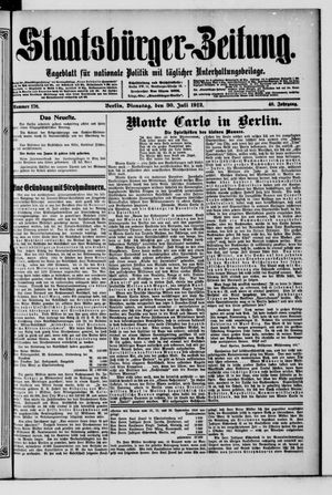 Staatsbürger-Zeitung vom 30.07.1912