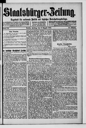 Staatsbürger-Zeitung vom 02.08.1912