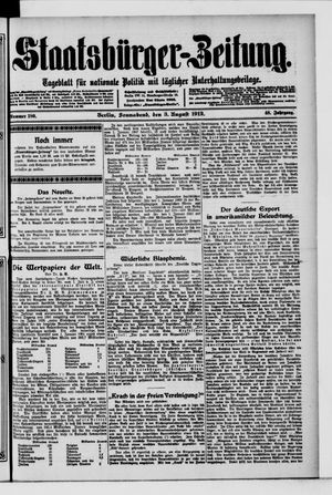 Staatsbürger-Zeitung vom 03.08.1912