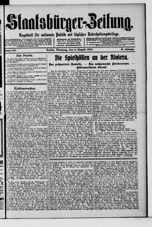 Staatsbürger-Zeitung vom 06.08.1912