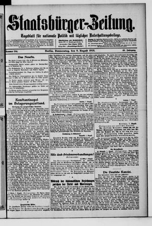 Staatsbürger-Zeitung vom 08.08.1912